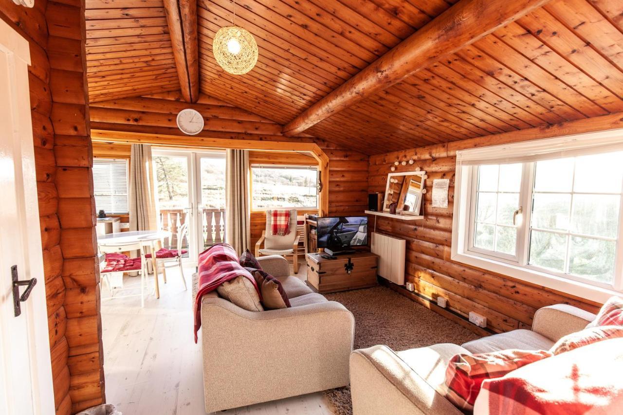 Welsh Retreat 2 Bedroom Log Cabin - Seren Property Trawsfynydd Exteriör bild